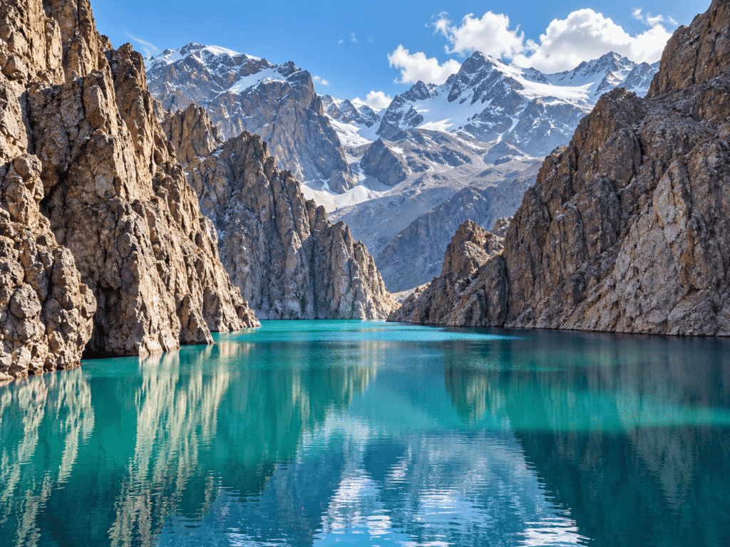 Kel-Suu Lake travel guide remote turquoise lake in Kyrgyzstan